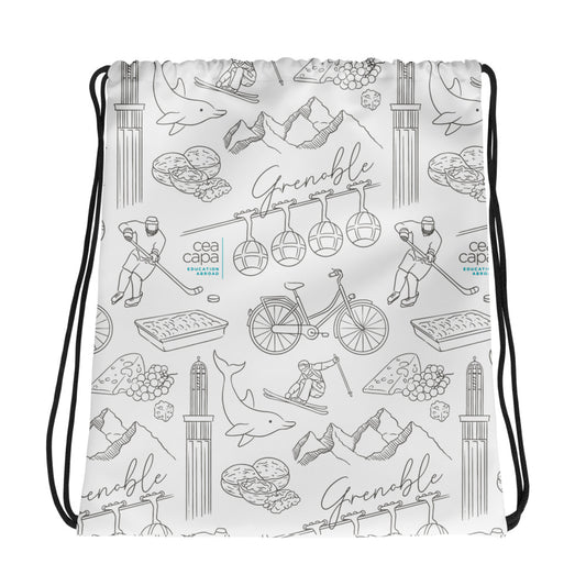 Grenoble Icons Drawstring Bag