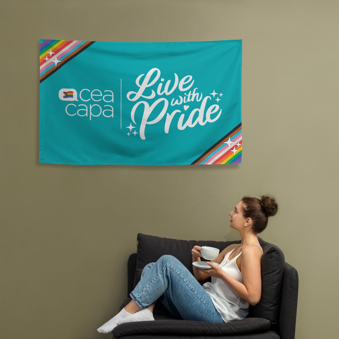 Live with Pride Flag