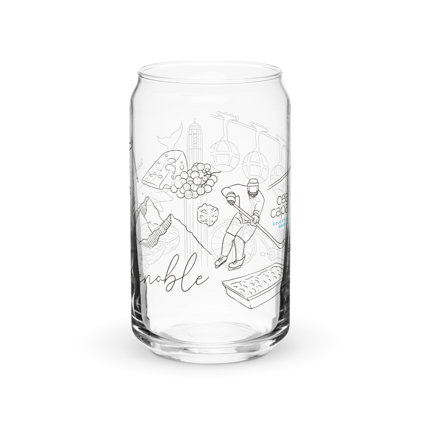 Grenoble Icons Can-shaped Glass