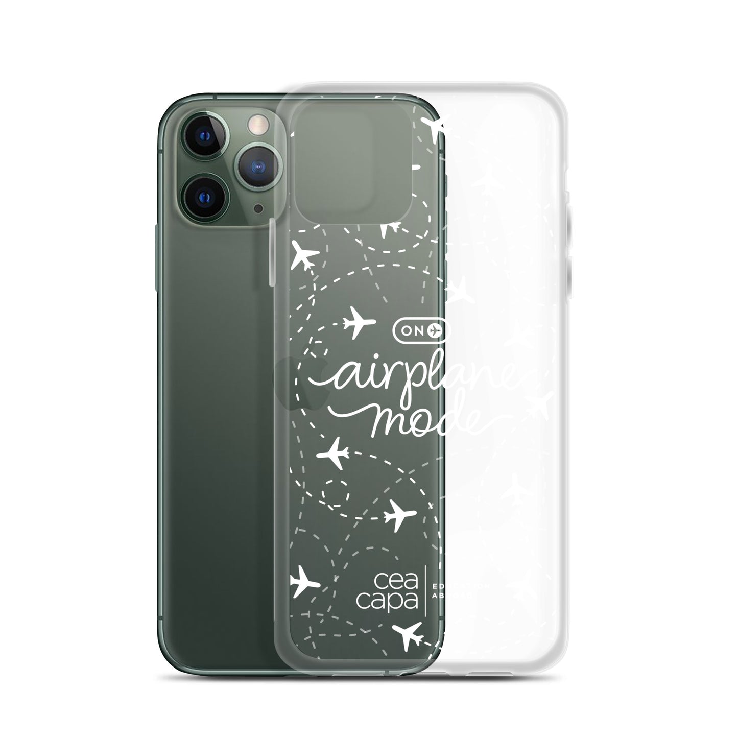 Airplane Mode Clear iPhone® Case