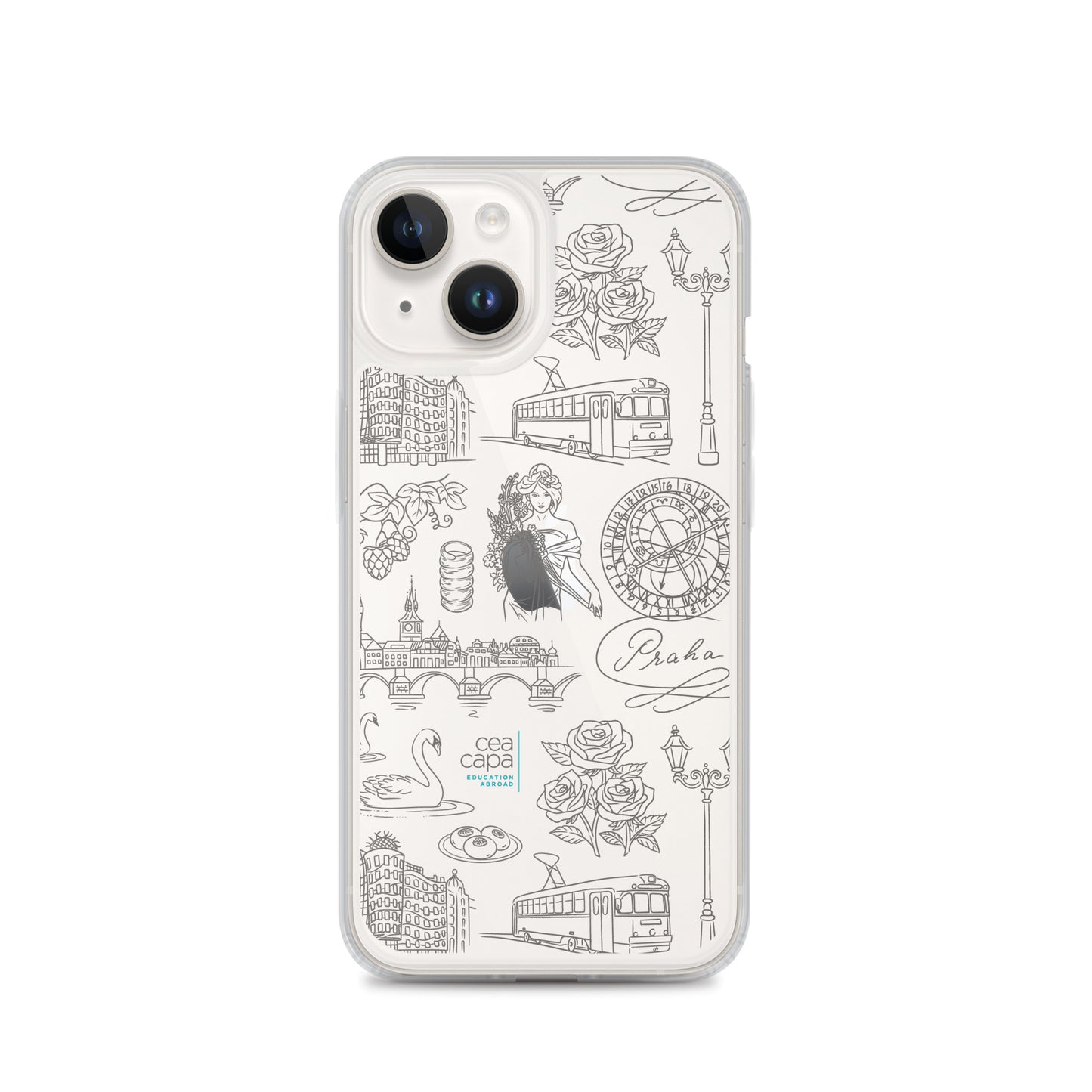 Prague Icons Clear iPhone® Case