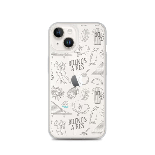 Buenos Aires Icons Clear iPhone® Case