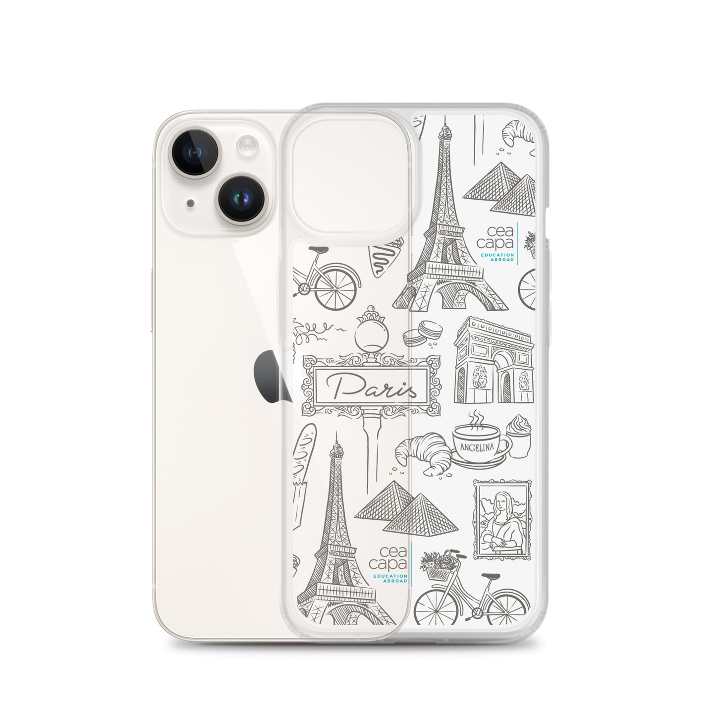 Paris Icons Clear iPhone® Case