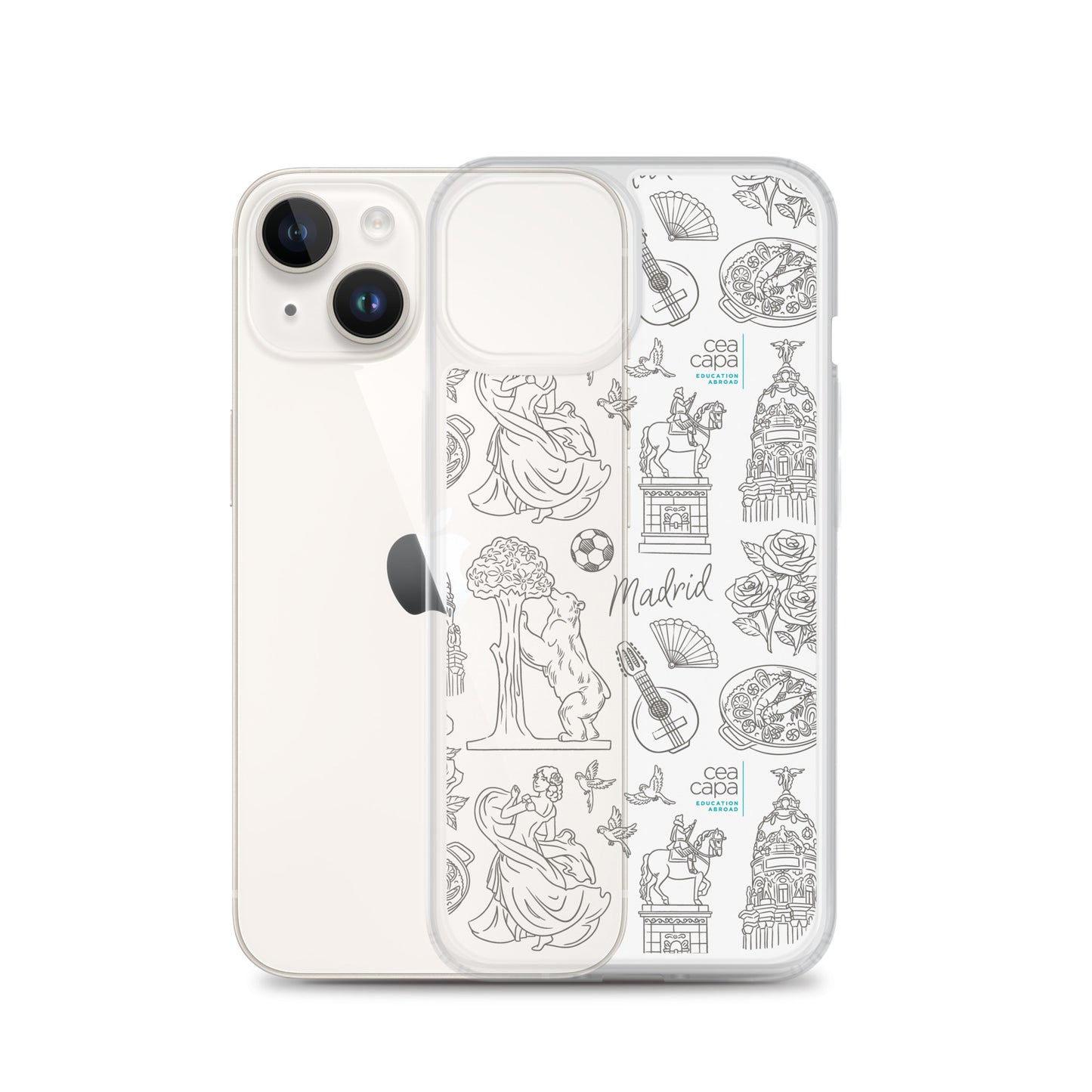 Madrid Icons Clear iPhone® Case