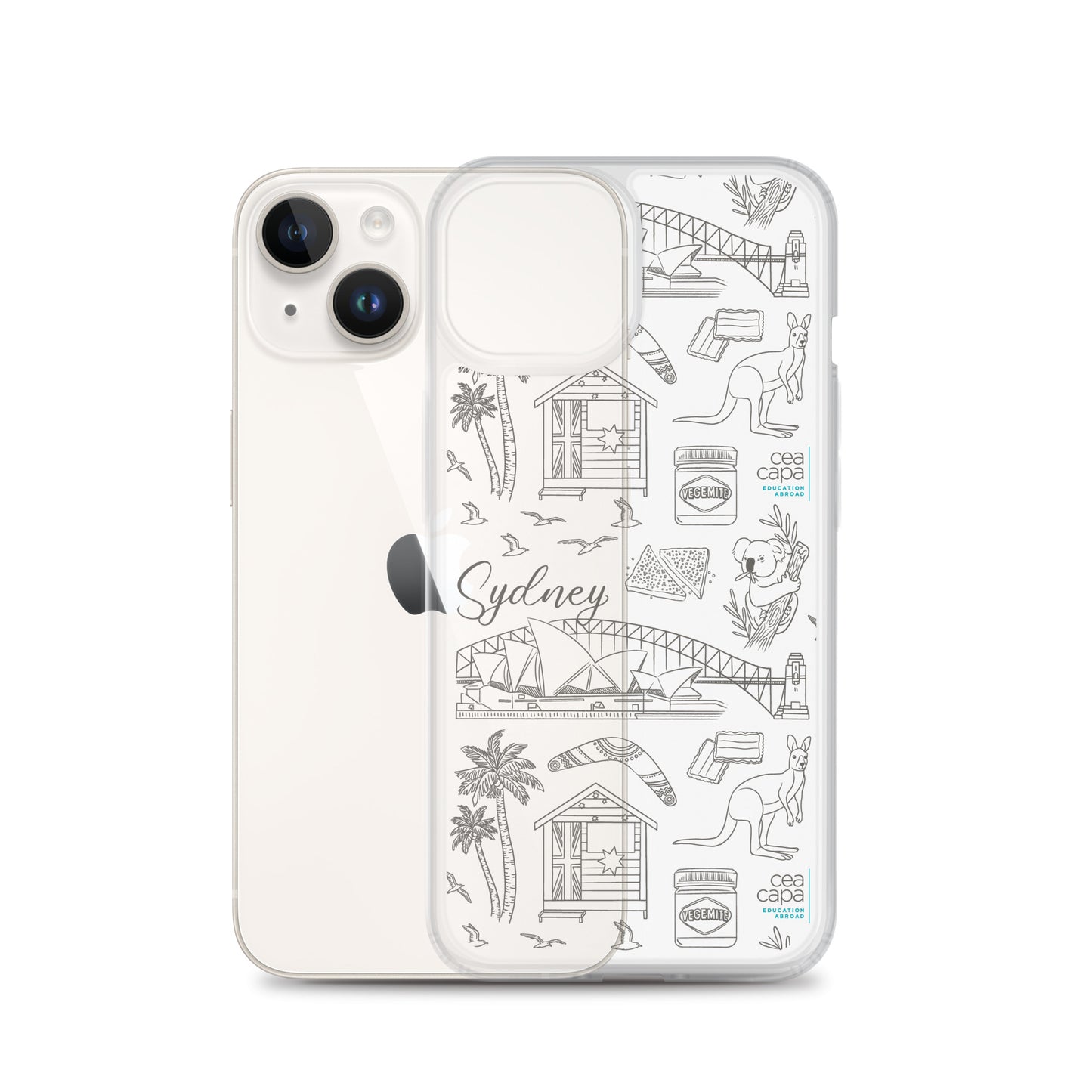 Sydney Icons Clear iPhone® Case