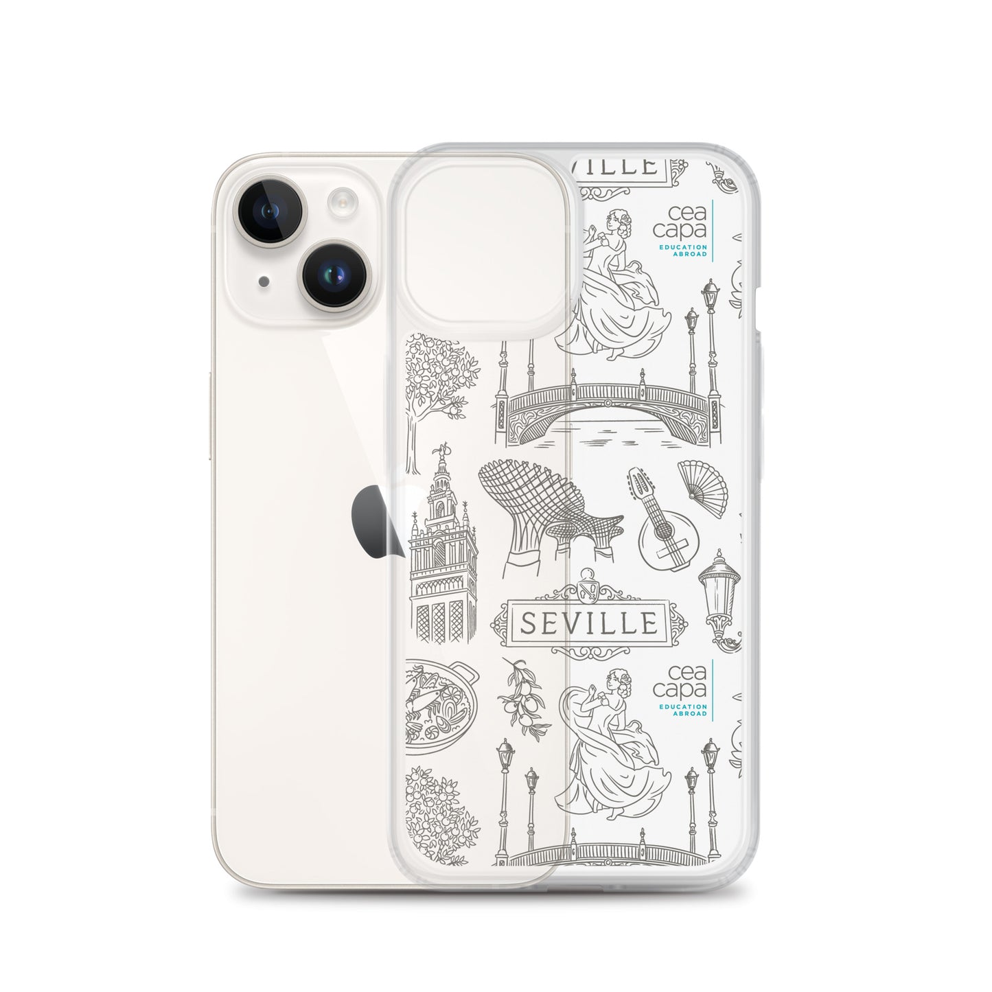 Seville Icons Clear iPhone® Case