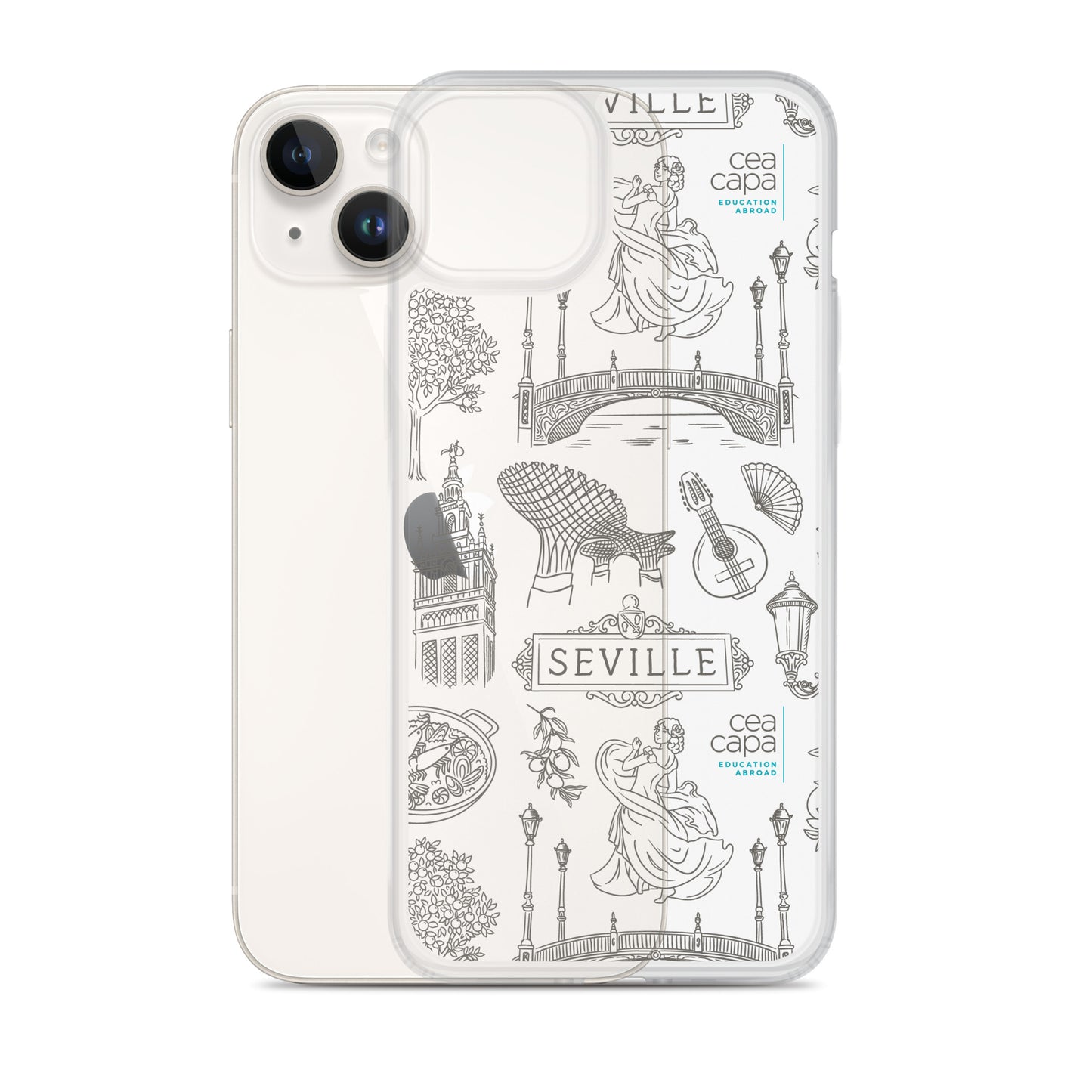 Seville Icons Clear iPhone® Case