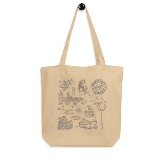 Prague Icons Eco Tote Bag