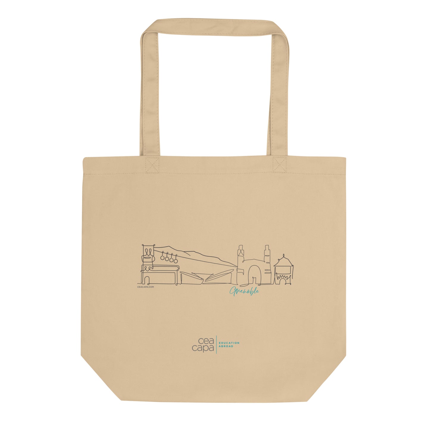 Grenoble Skyline Eco Tote Bag