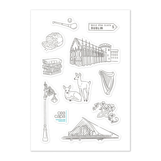Dublin Icons Sticker Sheet