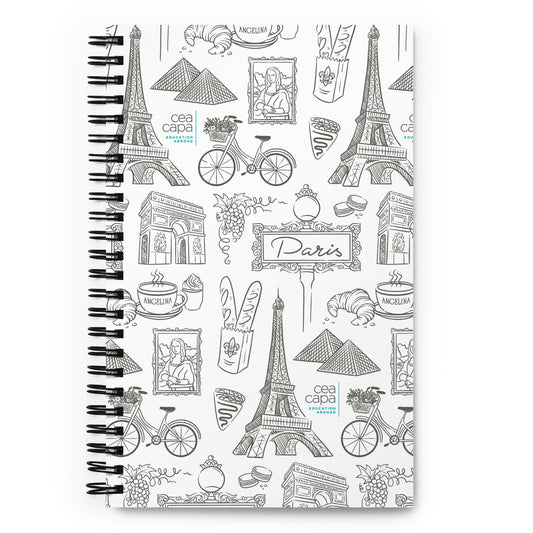 Paris Icons Spiral Notebook
