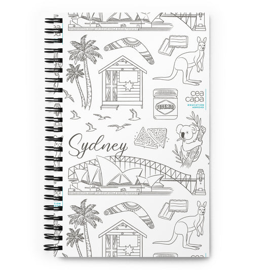 Sydney Icons Spiral Notebook