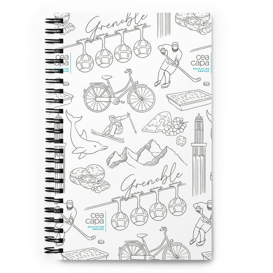 Grenoble Icons Spiral Notebook