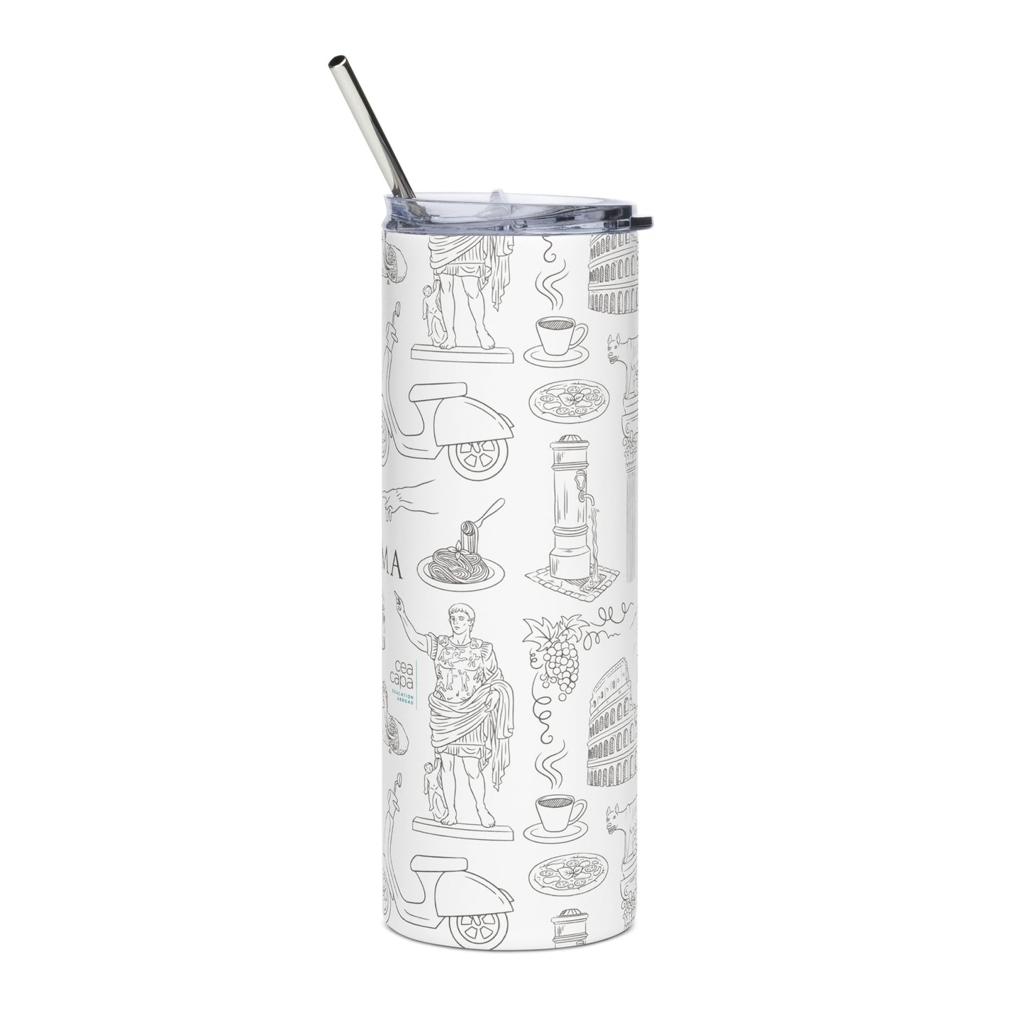 Rome Icons Stainless Steel Tumbler
