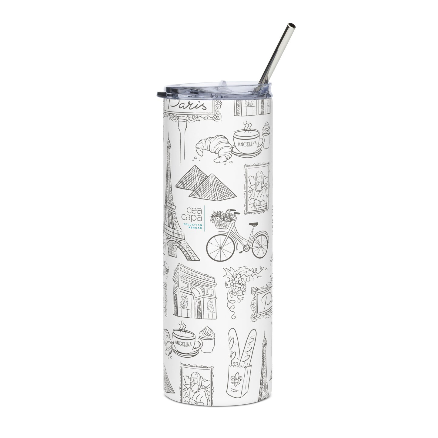 Paris Icons Stainless Steel Tumbler