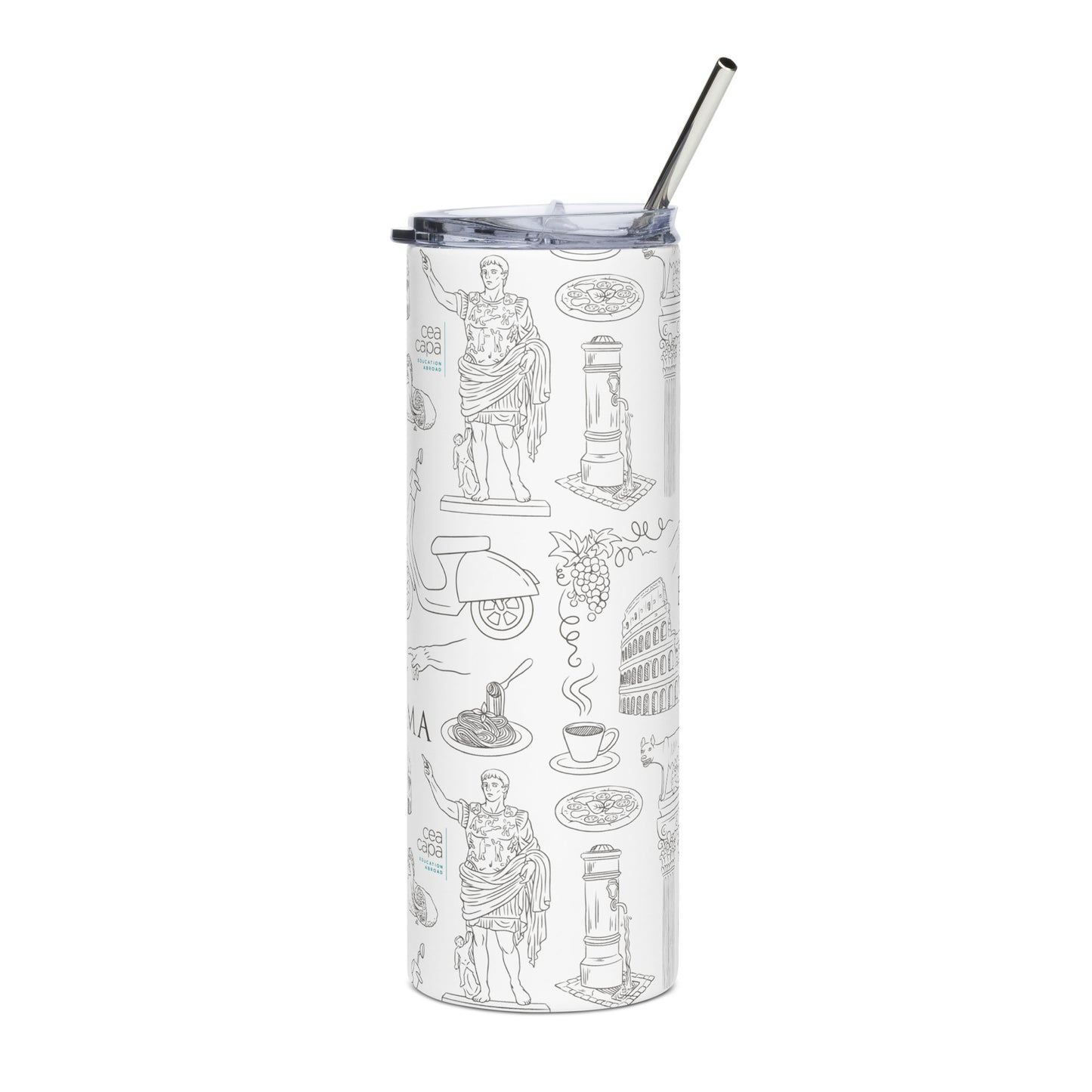 Rome Icons Stainless Steel Tumbler
