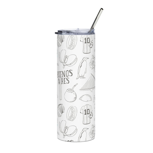 Buenos Aires Icons Stainless Steel Tumbler