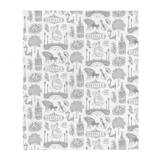 Seville Icons Lightweight Throw Blanket