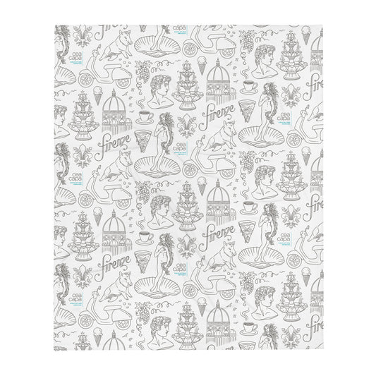 Florence Icons Lightweight Throw Blanket