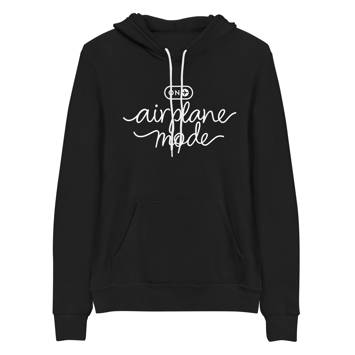 Airplane Mode Black Hoodie
