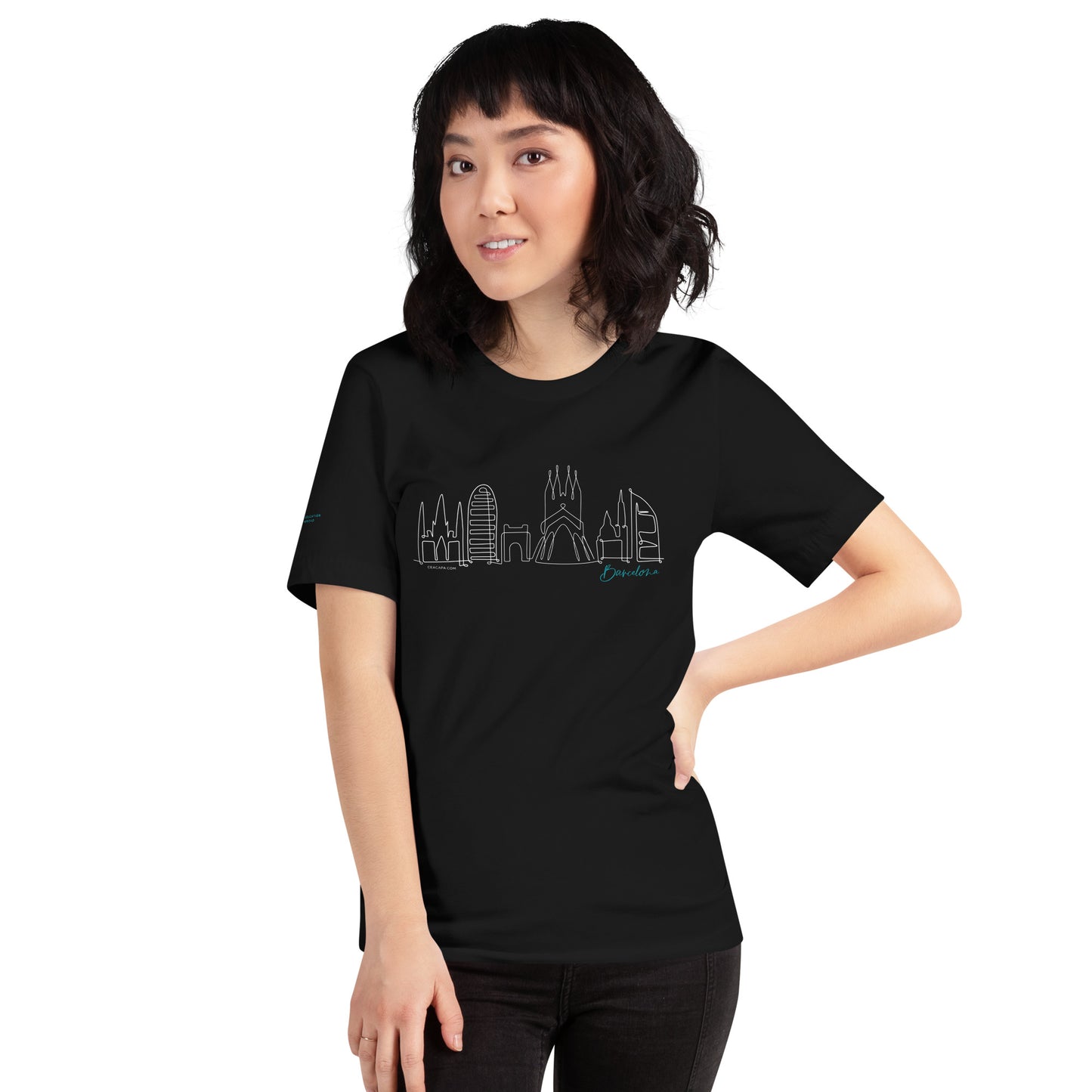 Barcelona Skyline Tee