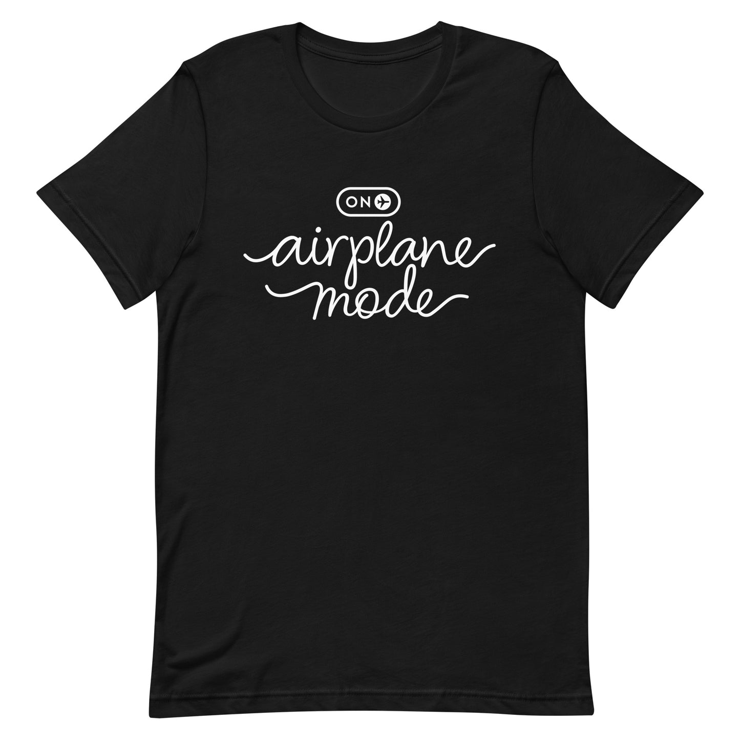 Airplane Mode Black Tee