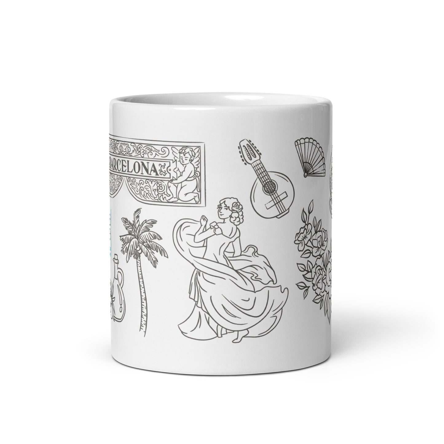 Barcelona Icons Mug
