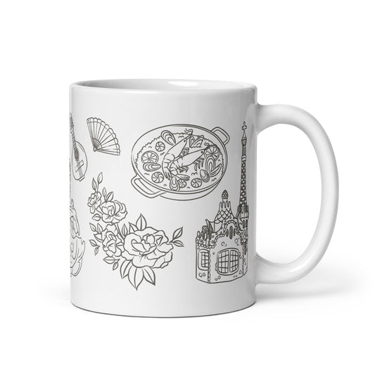 Barcelona Icons Mug