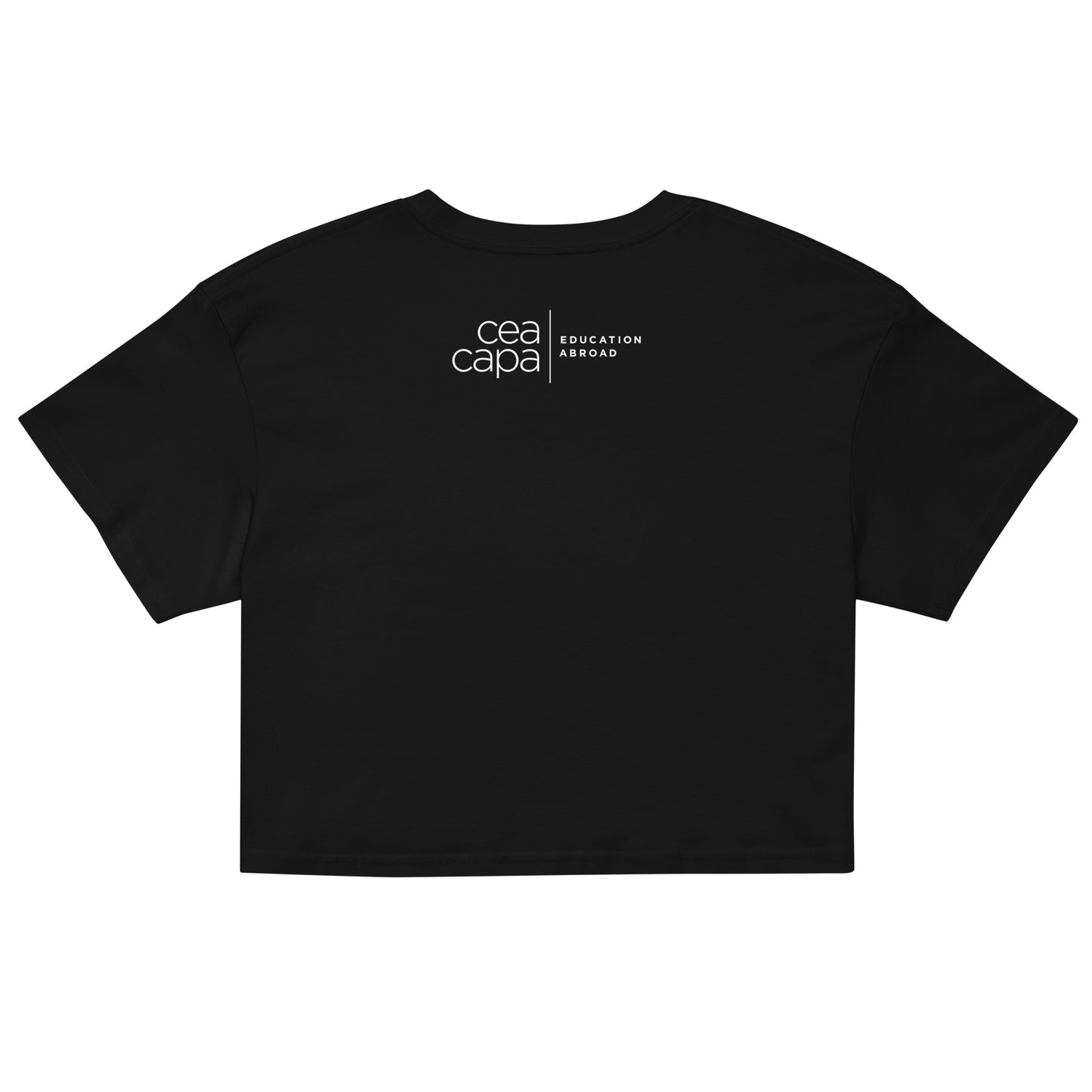 Airplane Mode Black Crop Top