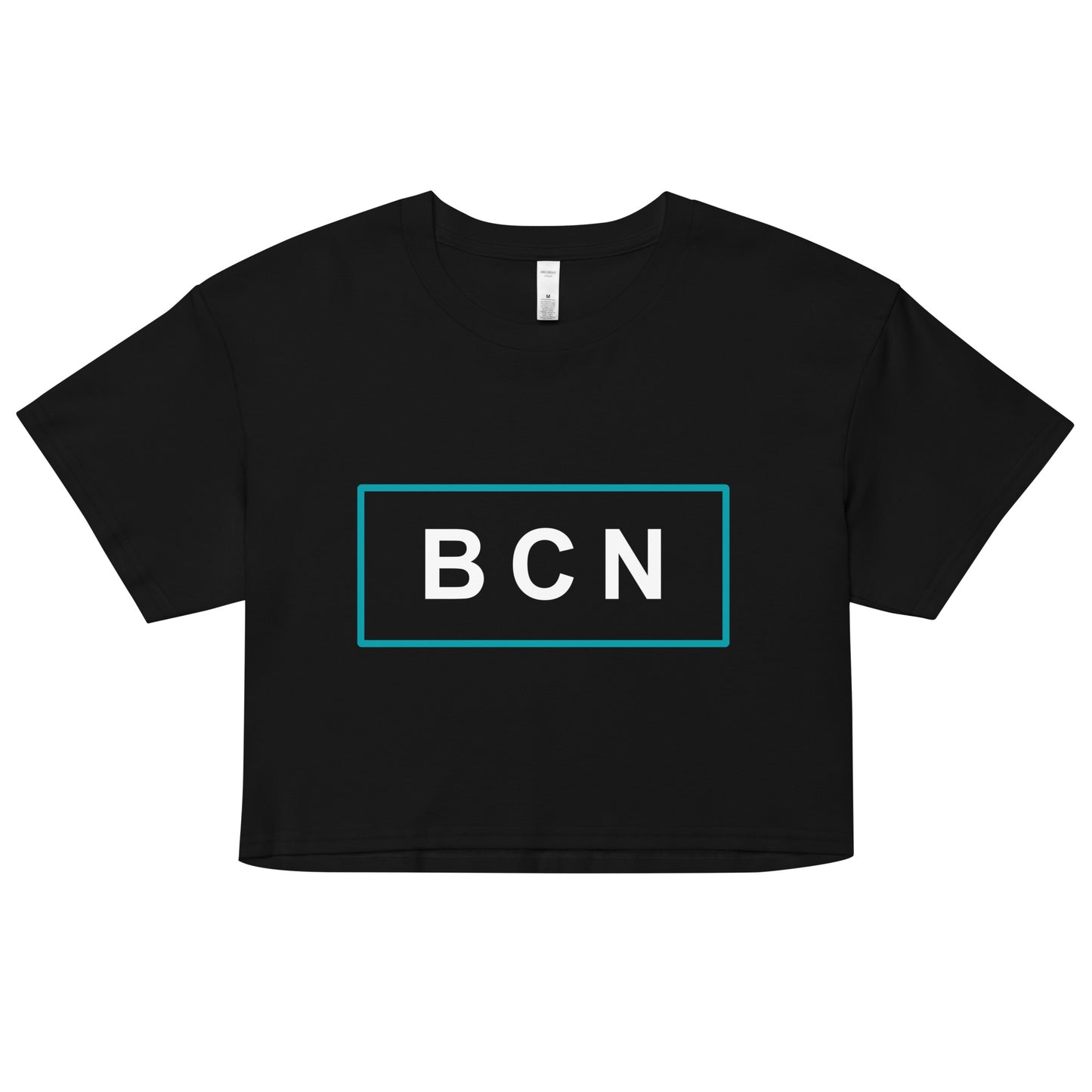 Barcelona Airport Code Crop Top