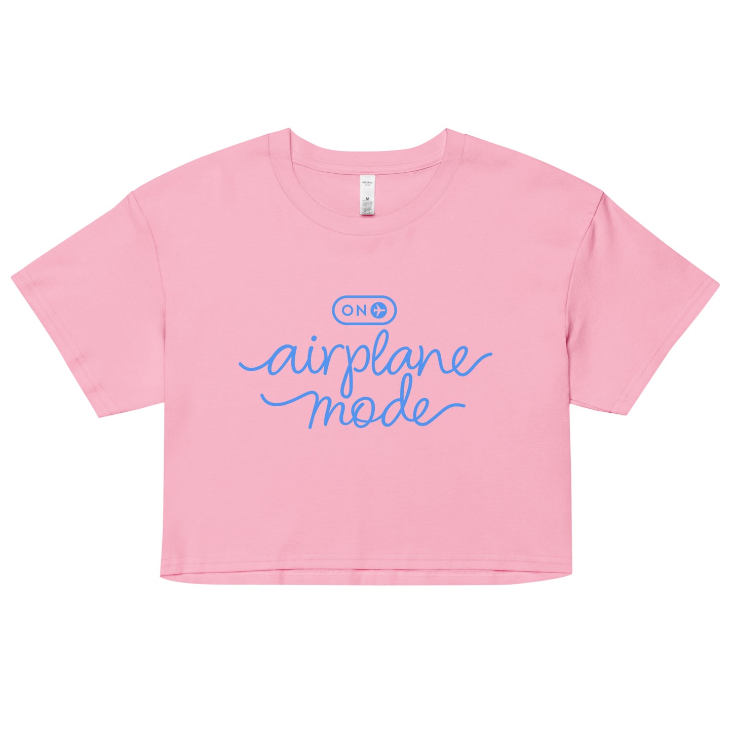 Airplane Mode Pastel Crop Top