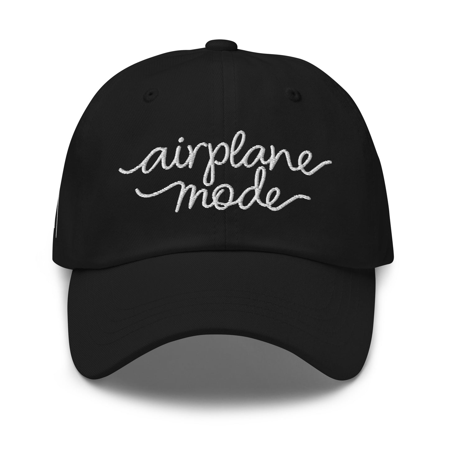 Airplane Mode Black Baseball Cap