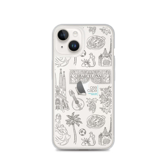 Barcelona Icons Clear iPhone® Case