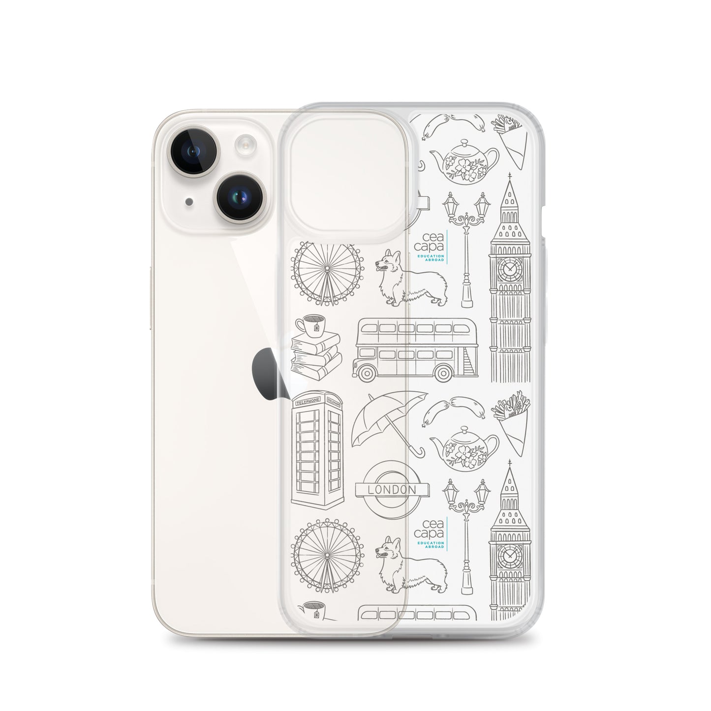 London Icons Clear iPhone® Case