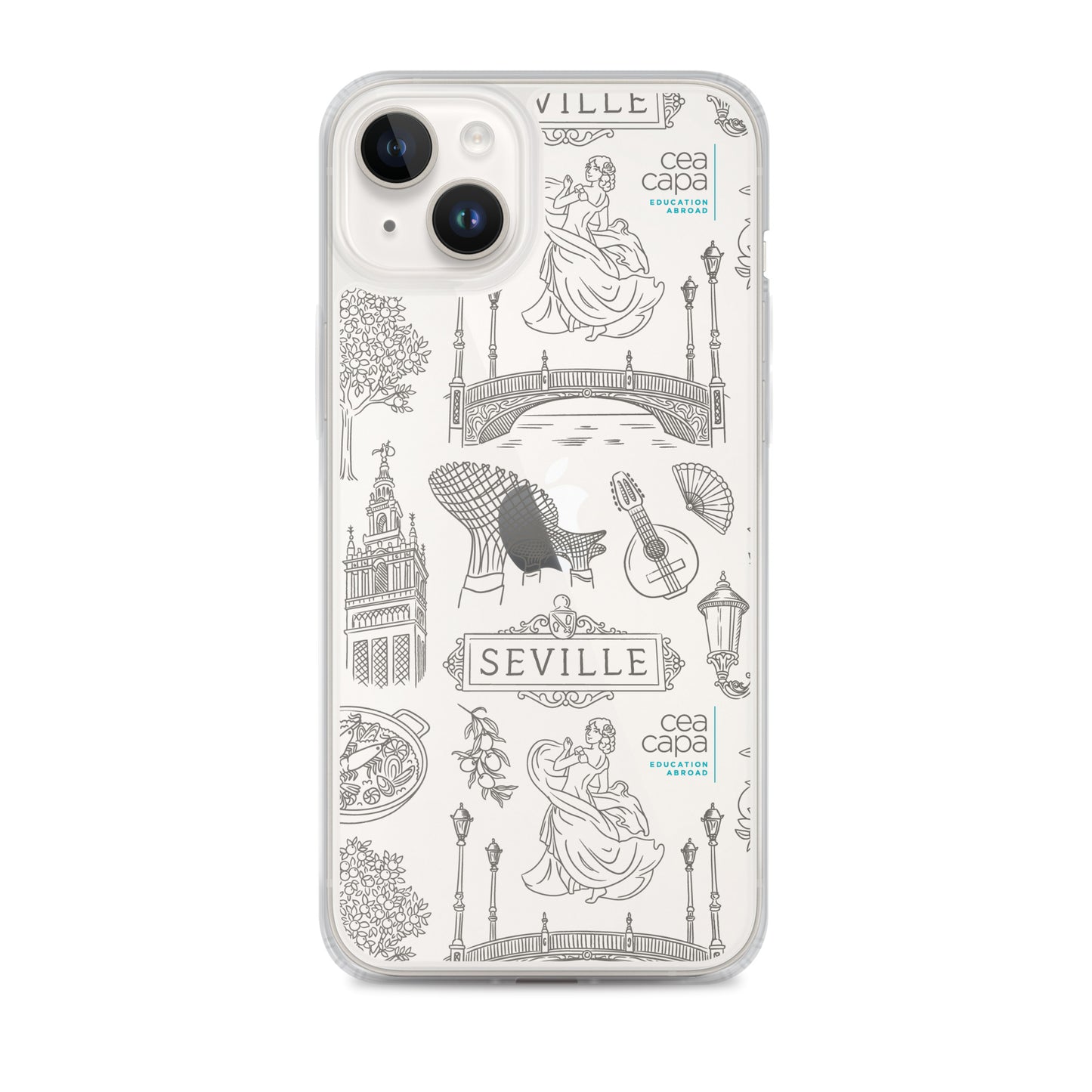 Seville Icons Clear iPhone® Case