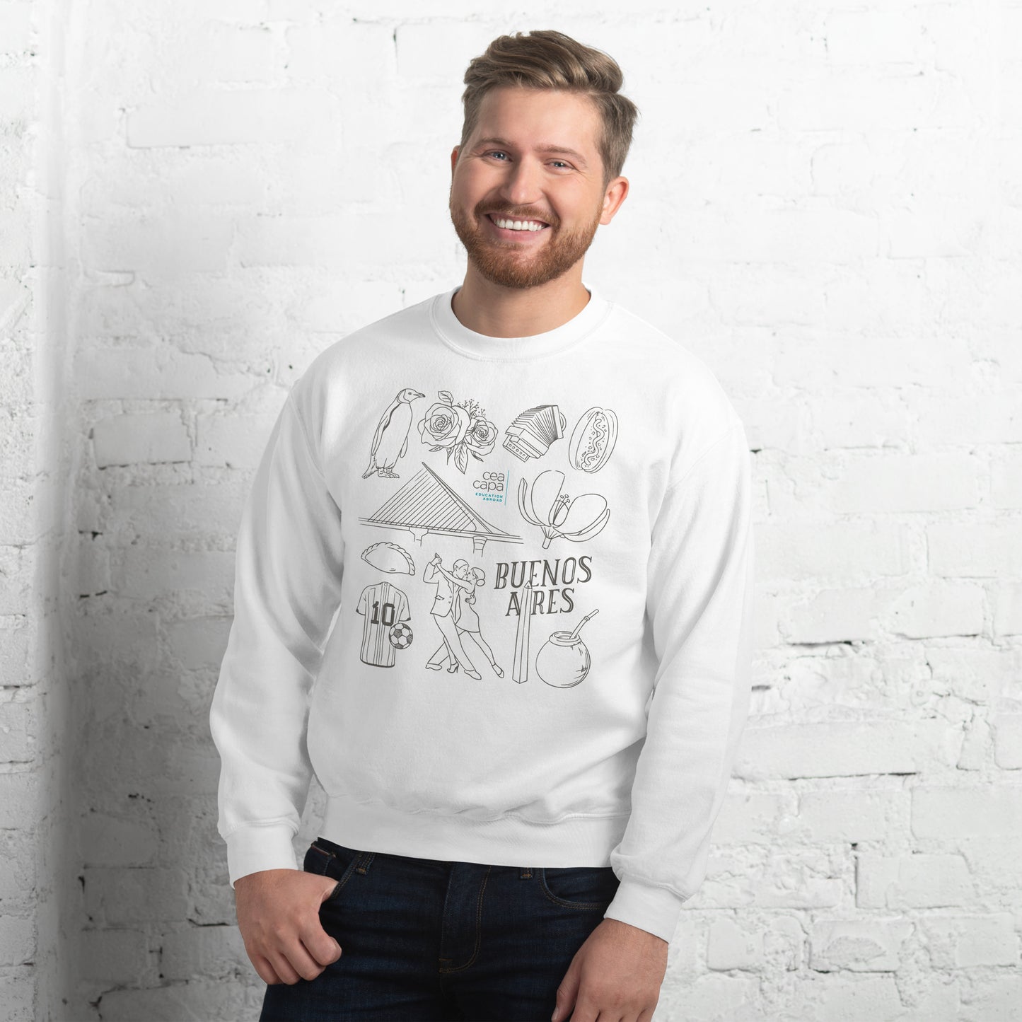 Buenos Aires Icons Unisex Sweatshirt