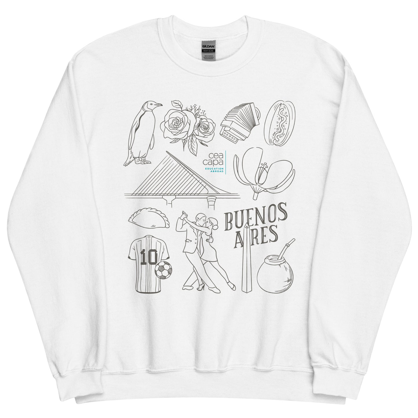 Buenos Aires Icons Unisex Sweatshirt